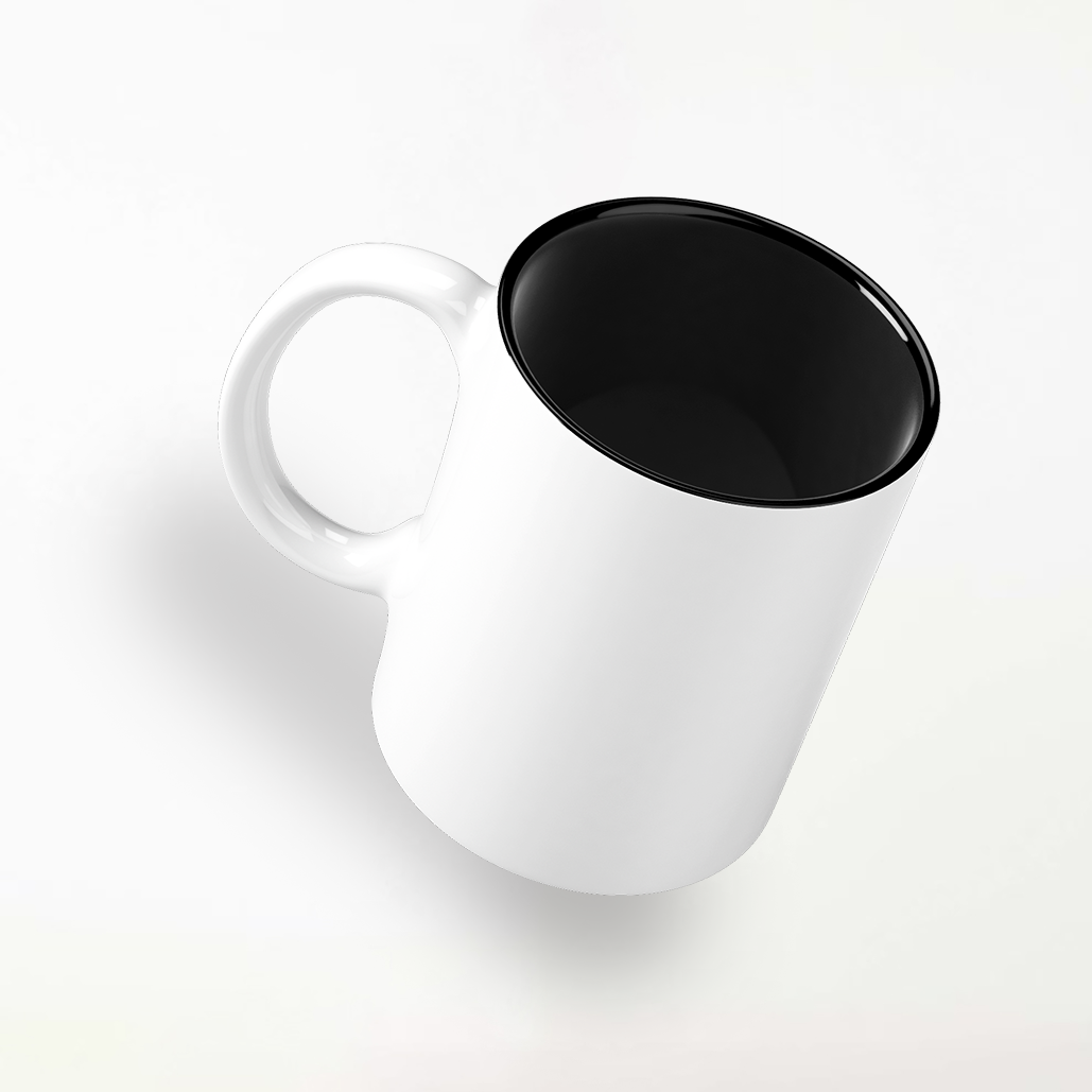 Black Personalised Mug